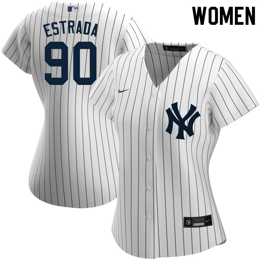 2020 Nike Women #90 Thairo Estrada New York Yankees Baseball Jerseys Sale-White